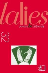 Lalies N° 32/2012 - Petit Daniel - Boehringer Sandra - Briand Michel -