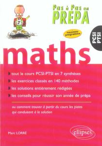 Mathématiques PCSI/PTSI - Lorré Marc