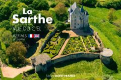 La Sarthe. Vue du ciel, Edition bilingue français-anglais - Chérel Philippe