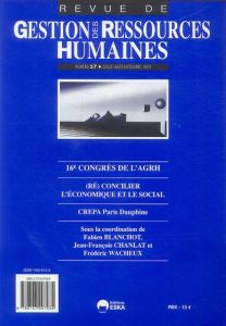 GESTION RESSOURCES HUMAINES 57-2005 - Blanchot Fabien - Chanlat Jean-François - Wacheux