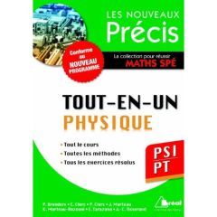 Tout-en-un Physique PSI/PT - Tisserand Jean-Christophe - Brenders Pierre - Buff