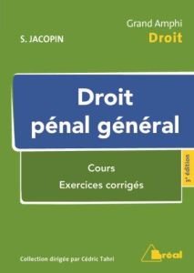 Droit pénal général. 3e édition - Jacopin Sylvain