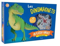 Les dinomagnets. Avec 1 livre-jeux, 47 magnets, 1 plateau aimanté - COLLECTIF