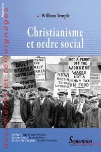 Christianisme et ordre social - Temple William - Whalon Pierre - Bray Suzanne - Ve