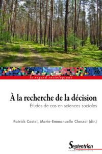 A la recherche de la décision. Etudes de cas en sciences sociales - Castel Patrick - Chessel Marie-Emmanuelle