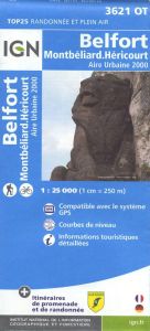 Belfort Montbéliard Héricourt Aire Urbaine 2000 - IGN