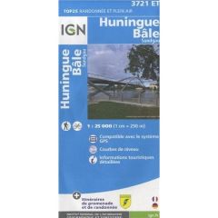 Huningue, Bâle, Sundgau - IGN