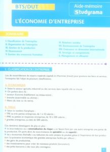 L'économie d'entreprise BTS/DUT - Le Tallec Jean-Marie