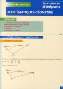 Mathématiques - Géométrie - Seck William