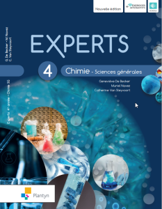 EXPERTS CHIMIE 4 SCIENCES GENERALES NOUVELLE VERSION (+ SCOODLE) - GENENIA VE DE BECKER