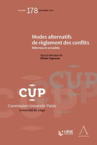 Modes alternatifs de règlement des conflits/178/ / Décembre 2017 - Caprasse Olivier