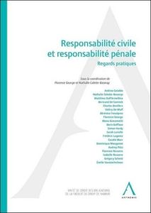 Responsabilité civile et responsabilité pénale. Regards pratiques - Colette-Basecqz Nathalie - George Florence