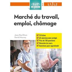 Marché du travail, emploi, chômage - Brun Jean-Paul - Mourey David