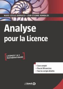 Analyse pour la licence - Darracq Marie-Cécile - Rombaldi Jean-Etienne