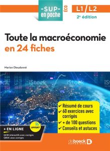 La macroéconomie en 24 fiches. 2e édition - Dieudonné Marion