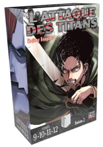 L'attaque des titans Tomes 9 à 12 : Coffret en 4 volumes - Isayama Hajime
