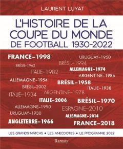 La coupe de monde de football 1930-2022 - Luyat Laurent
