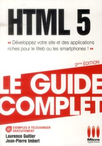 HTML 5. 2e édition - Guitier Laurence - Imbert Jean-Pierre