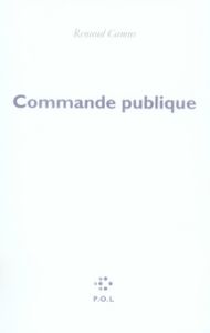 COMMANDE PUBLIQUE - Camus Renaud