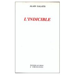 L'indicible - Galatis Alain