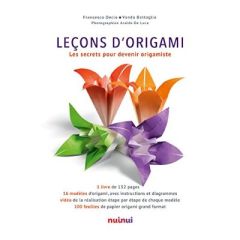 Leçons d'origami. Les secrets pour devenir origamiste - Battaglia Vanda - Decio Francesco - De Luca Araldo