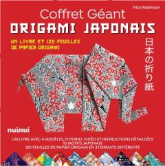 Coffret géant Origami japonais. Avec un livre et 120 feuilles de papier origami - Robinson Nick - Luca Araldo De