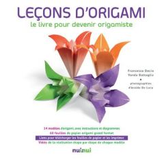 Leçons d'Origami. Le livre pour devenir origamiste - Decio Francesco - Battaglia Vanda - De Luca Araldo