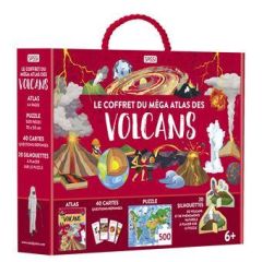Le coffret du méga atlas des volcans. Avec 1 atlas, 40 cartes questions-réponses, 1 puzzle de 500 pi - Bonaguro Valentina - Cerato Mattia - Borgo Alberto