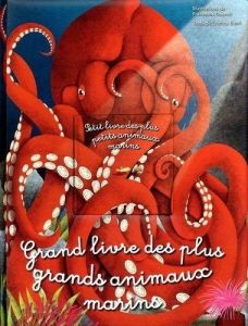 Grand livre des plus grands animaux marins. Avec le Petit livre des plus petits animaux marins - Banfi Cristina - Cosanti Francesca - Peras Emmanue