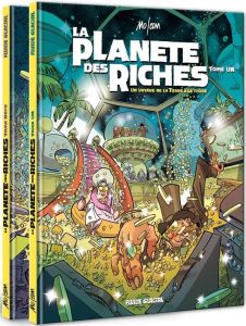 La planète des riches : Pack en 2 volumes : Tome 1, Un voyage de la Terre à la thune %3B  Tome 2, La b - MO/CDM