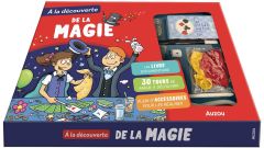 A la découverte de la magie ! AVec 1 jeu de 52 cartes, 5 faux billets, 1 carte magicien, 1 corde, 3 - Sauloup Jérôme - Cacouault Laure