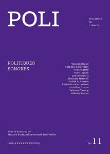 POLI N° 11 : Politiques sonores - Boidy Maxime - Meursault Pali - Pailler Fred
