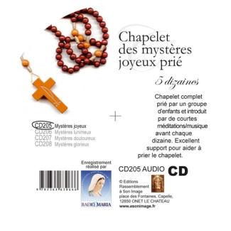 CHAPELET DES MYSTÈRES JOYEUX PRIÉ - CD AUDIO