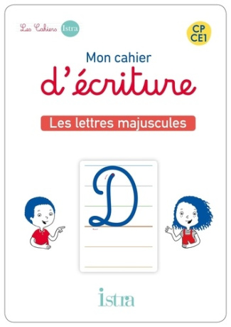 Mon cahier d'écriture CP-CE1 - Cartes Lettres majuscules cursives - Ed. 2022