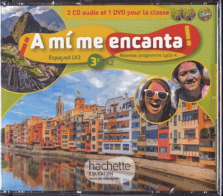 Espagnol 3e LV2 A2 A mi me encanta! 1 DVD   2 CD AUDIO