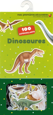 Boîte 100 autocollants. Dinosaures