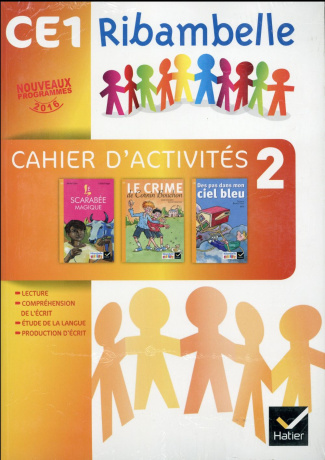 Français CE1 Ribambelle Série jaune. Pack Cahier d'activités 2 Livret d'entraînement à la lecture