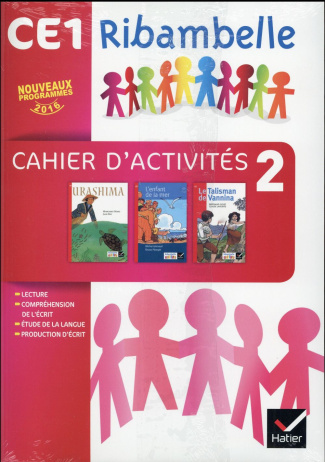 Ribambelle CE1 série rouge. Cahier d'activité 2 et Livret d'entraînement à la lecture 2, Edition 201