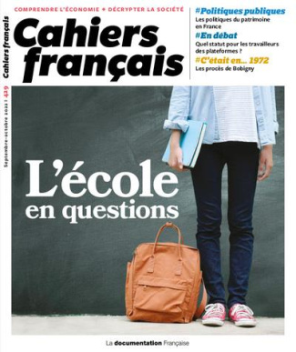 Cahiers français N° 429, septembre-octobre 2022 : L'école en questions