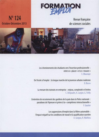 Formation Emploi N° 124 : Quand la qualification ne va pas de soi