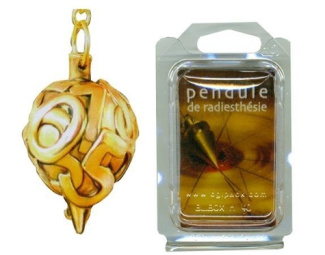 BLISTER PENDULE CHIFFRES DORES