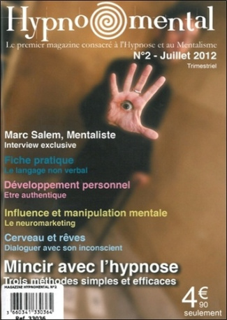 HYPNOMENTAL N 2 - 1ER MAGAZINE CONSACRE A L'HYPNOSE ET AU MENTALISME