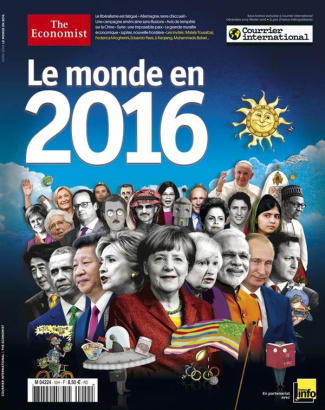 Courrier International N°55 Le Monde En 2016 Decembre 2015