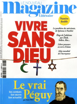 Le Nouveau Magazine Littéraire N° 7-8, juillet-août 2018 : Vivre sans dieu