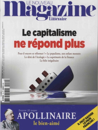 Le Nouveau Magazine Littéraire N° 10, octobre 2018 : Le capitalisme ne répond plus