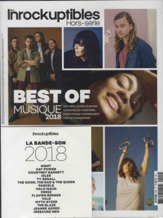 Les Inrockuptibles. Hors-série N° 94 : Best of musique 2018. Avec 1 CD audio