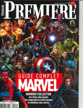 Première Hors-série N° 16, octobre-novembre 2021 : Guide complet Marvel