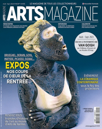 Arts Magazine N° 149, août-septembre 2023 : Expos, nos coups de coeur de la rentrée