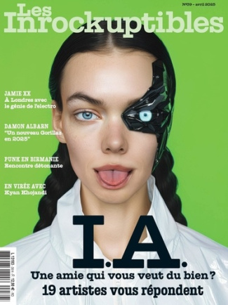 Les Inrockuptibles N° 39, avril 2025 : Les artistes face à l'IA