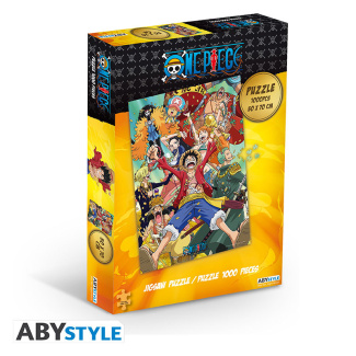 One Piece - Puzzle 1000 pièces : Equipage de Luffy